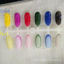 Hot achromatic  thermochromic  color changed with temperature nail polish for cosmetics,nail art, decorations etc